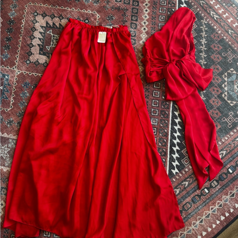 Free people silk set